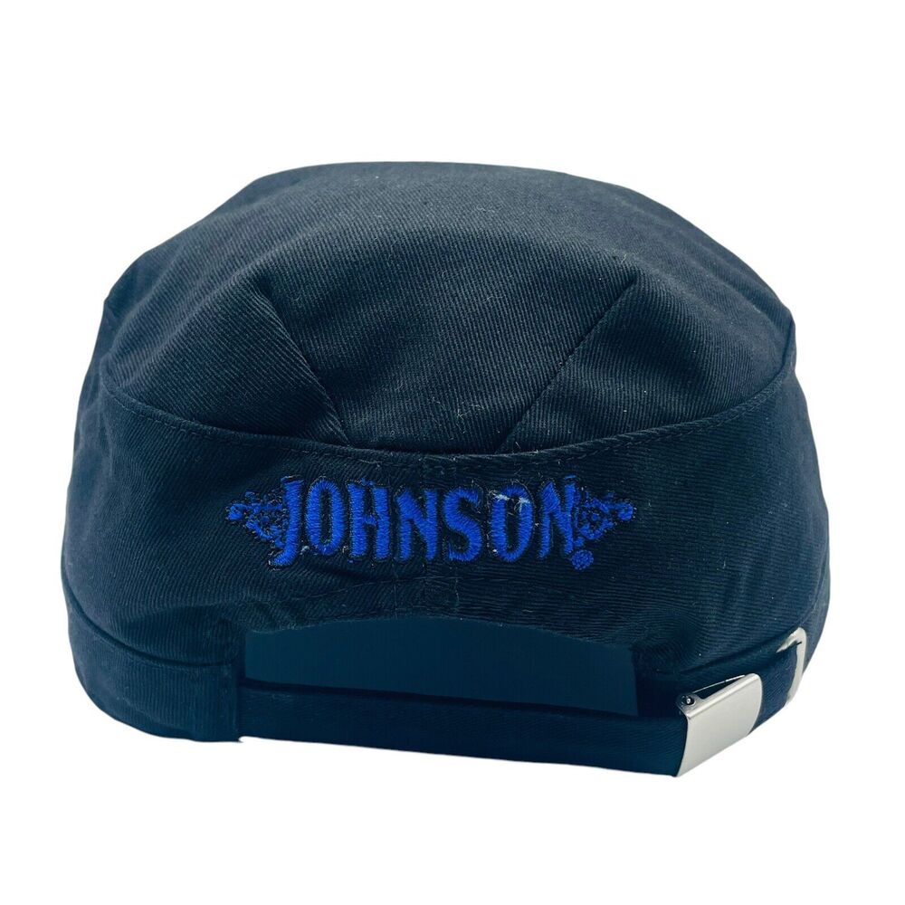 Vintage Jimmy Johnson #48 Cadet Military Army Black Strapback Hat NASCAR Lowes - Picture 3 of 5